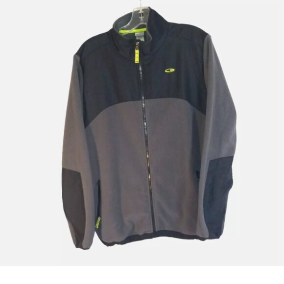 Champion Jacket Anorak Size XL 16-18 Full-Zip  Black/Gray Reflective Lined - Picture 2 of 12